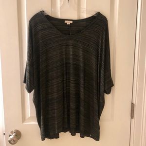 NWT GAP Heather Grey Soft-spun Dolman Tee Size M